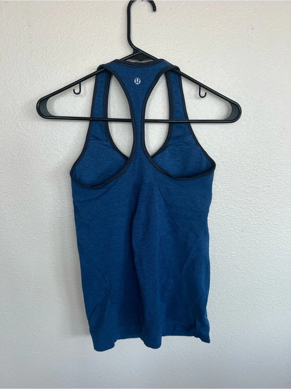 lululemon athletica ebb & flow Blue Racerback Tank